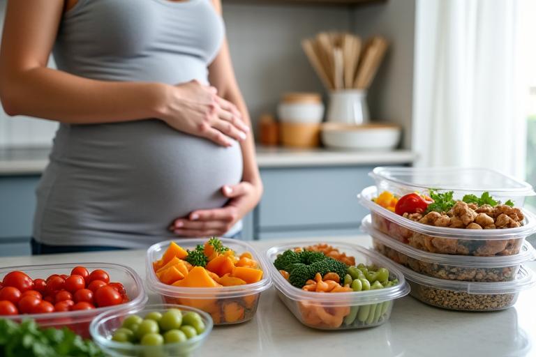 Preparación de comidas para embarazadas